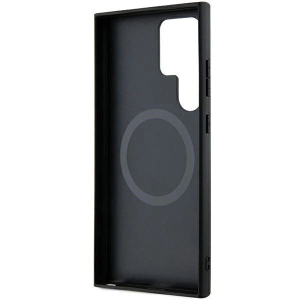 Ferrari Hot Stamp V Lines MagSafe case for Samsung Galaxy S24 Ultra - black_6