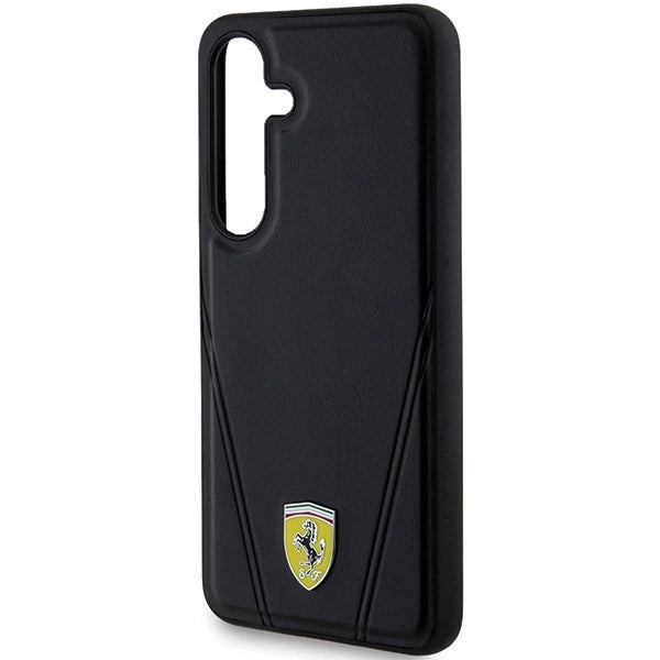 Ferrari Hot Stamp V Lines MagSafe case for Samsung Galaxy S24+ - black_5