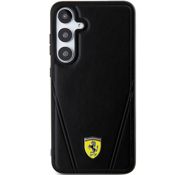 Ferrari Hot Stamp V Lines MagSafe case for Samsung Galaxy S24 - black_2