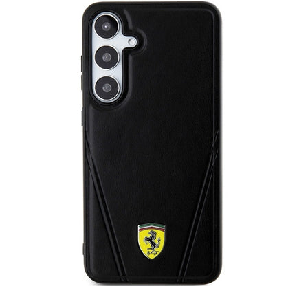 Ferrari Hot Stamp V Lines MagSafe case for Samsung Galaxy S24 - black_2
