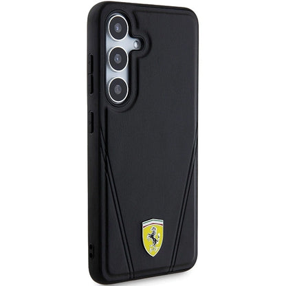 Ferrari Hot Stamp V Lines MagSafe case for Samsung Galaxy S24 - black_3