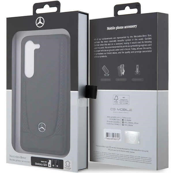 Mercedes Leather Urban case for Samsung Galaxy S23 FE - black_7