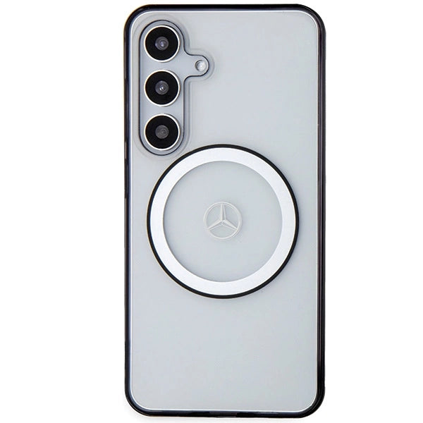 Mercedes Printed Logo MagSafe case for Samsung Galaxy S24 - transparent_2