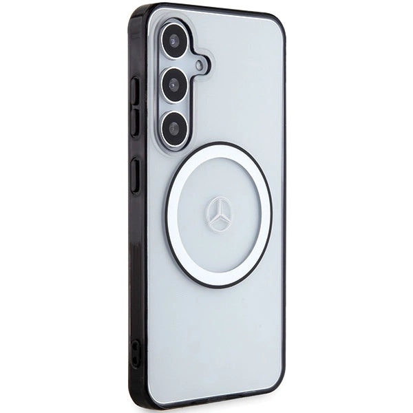 Mercedes Printed Logo MagSafe case for Samsung Galaxy S24 - transparent_3