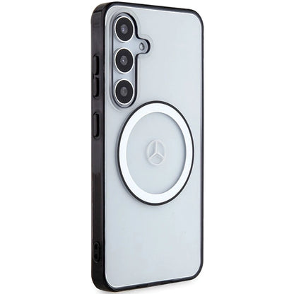 Mercedes Printed Logo MagSafe case for Samsung Galaxy S24 - transparent_3