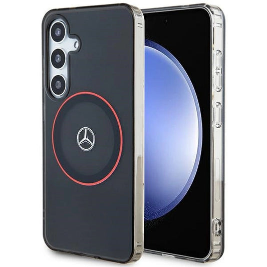 Mercedes Double Layer W Red MagSafe case for Samsung Galaxy S24 - black_0