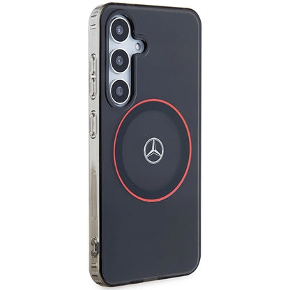 Mercedes Double Layer W Red MagSafe case for Samsung Galaxy S24 - black_3