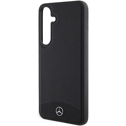 Mercedes Leather Textured &amp; Plain MagSafe case for Samsung Galaxy S24 - black_5