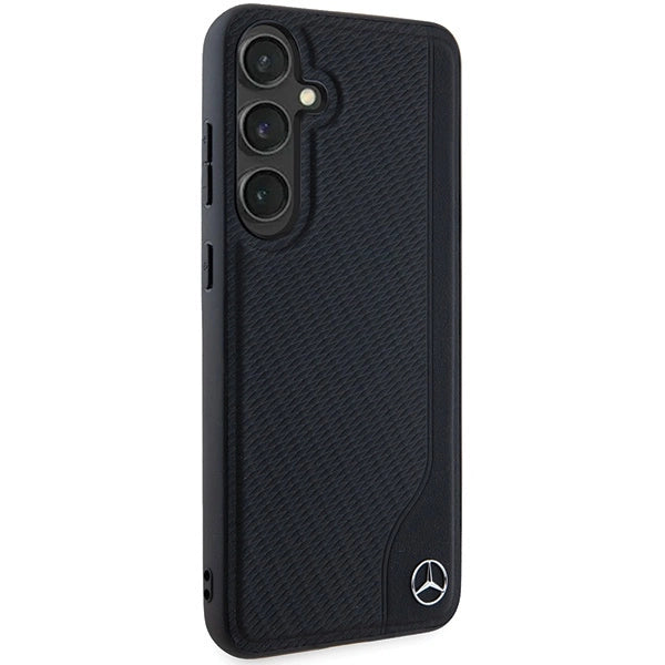 Mercedes Leather Debossed Line MagSafe case for Samsung Galaxy S24 - black_3