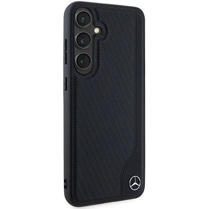 Mercedes Leather Debossed Line MagSafe case for Samsung Galaxy S24 - black_3