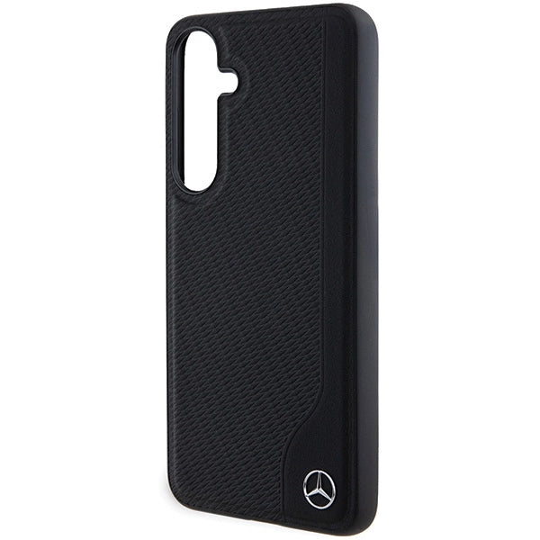 Mercedes Leather Debossed Line MagSafe case for Samsung Galaxy S24 - black_5