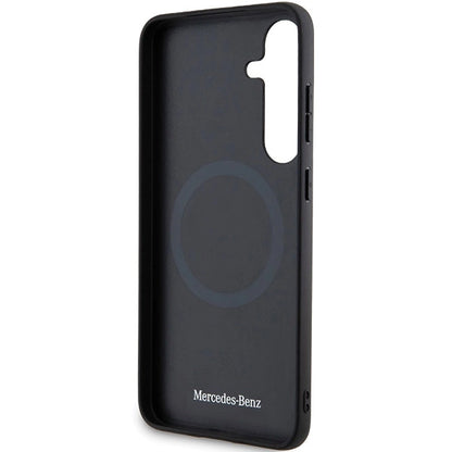 Mercedes Leather Debossed Line MagSafe case for Samsung Galaxy S24 - black_6