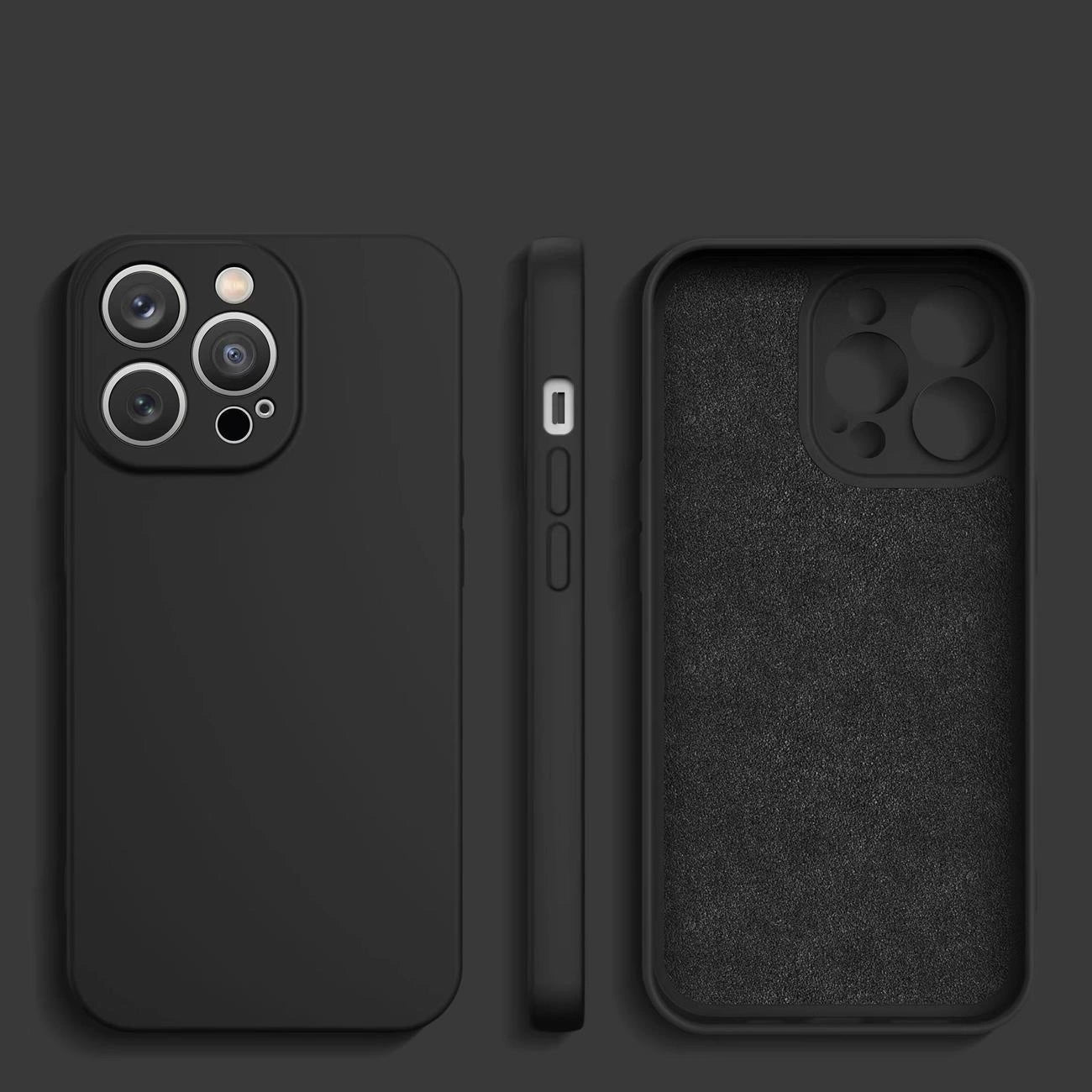 Silicone Case for Samsung Galaxy A55 - black_1