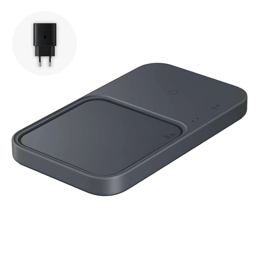 Samsung Duo EP-P5400TBEGEU 15W inductive charger with mains charger and power cable - black_0