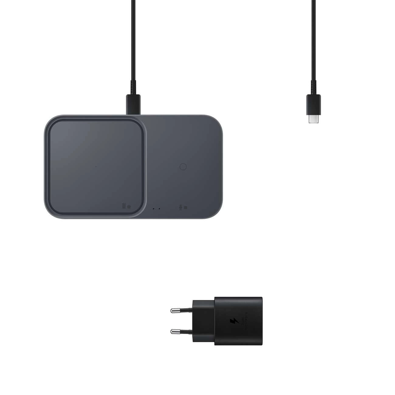 Samsung Duo EP-P5400TBEGEU 15W inductive charger with mains charger and power cable - black_6