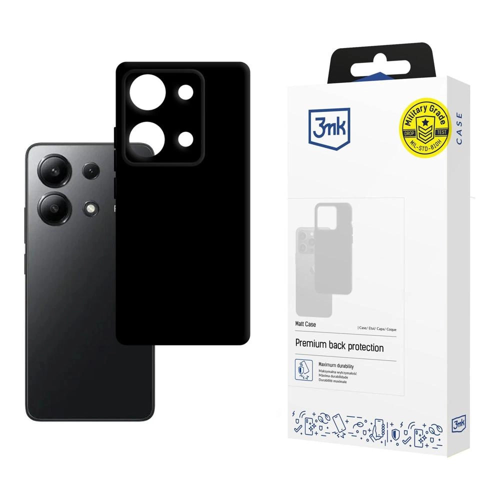 3mk Matt Case for Xiaomi Redmi Note 13 4G - black_0
