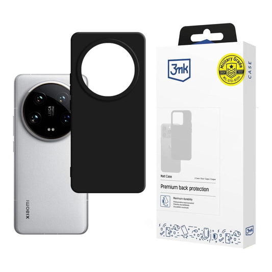 3mk Matt Case for Xiaomi 14 Ultra - black_0