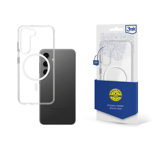 3mk MagCase case with a magnetic module for Samsung Galaxy S23+ - transparent_0
