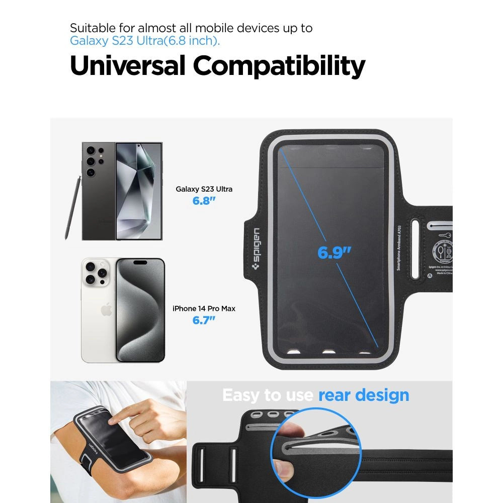 Spigen A703 sports armband 6.9&#39;&#39; - black_4