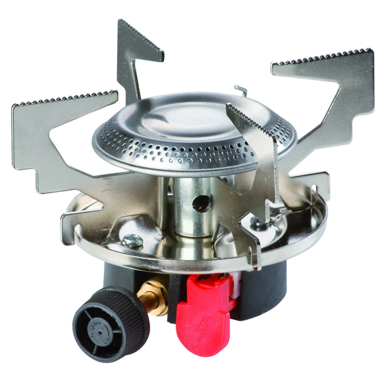Gas camping stove with gas cartridges (thread or valve) ATOS piezo igniter 1.8kW_1