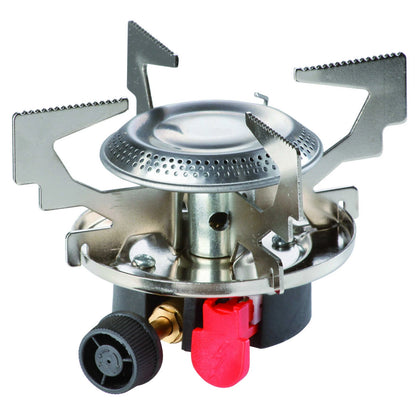 Gas camping stove with gas cartridges (thread or valve) ATOS piezo igniter 1.8kW_1