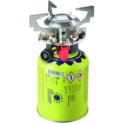 Gas camping stove with gas cartridges (thread or valve) ATOS piezo igniter 1.8kW_4