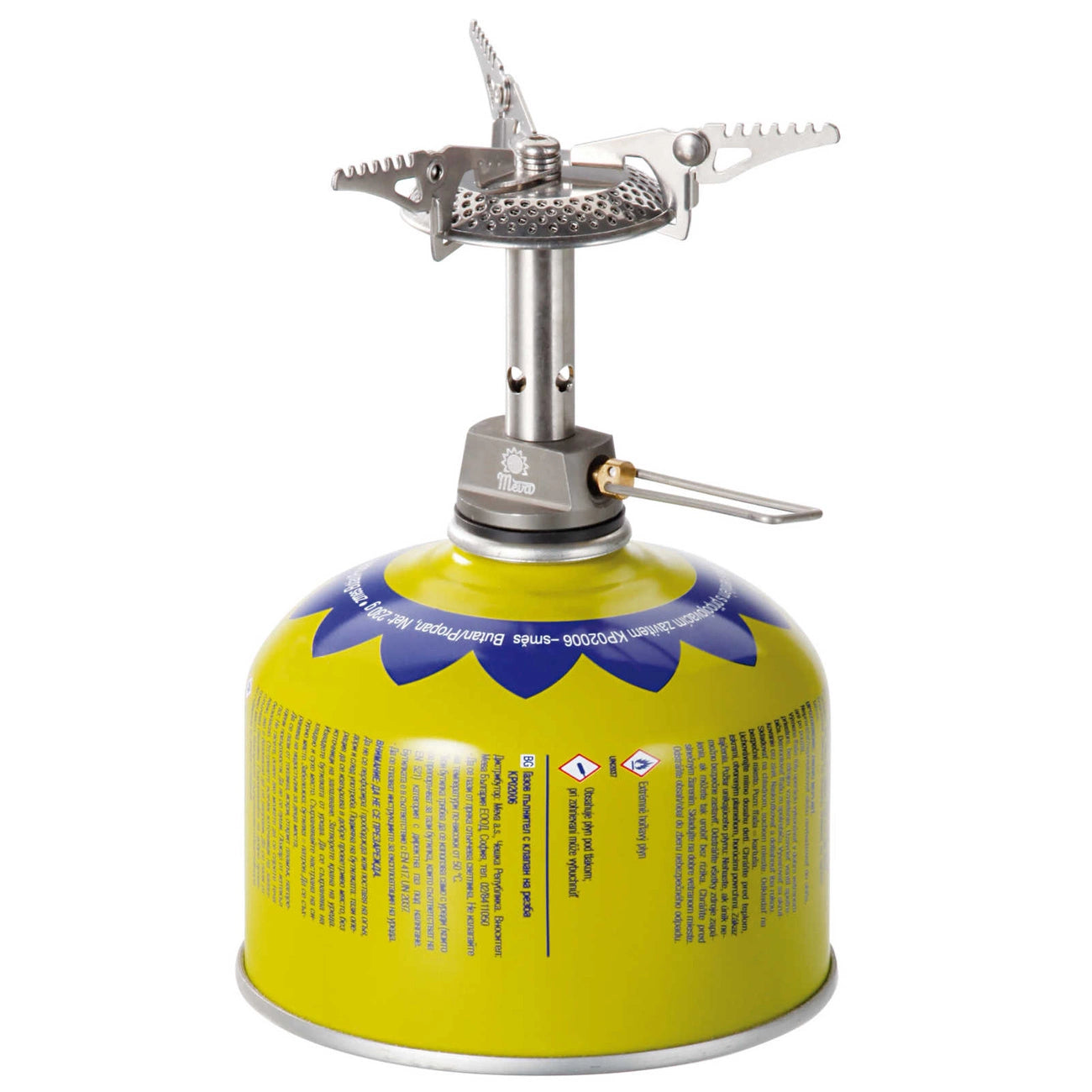 The lightest tourist stove for gas cartridges (valve or thread) HIKER 70gram 2.4kW_1