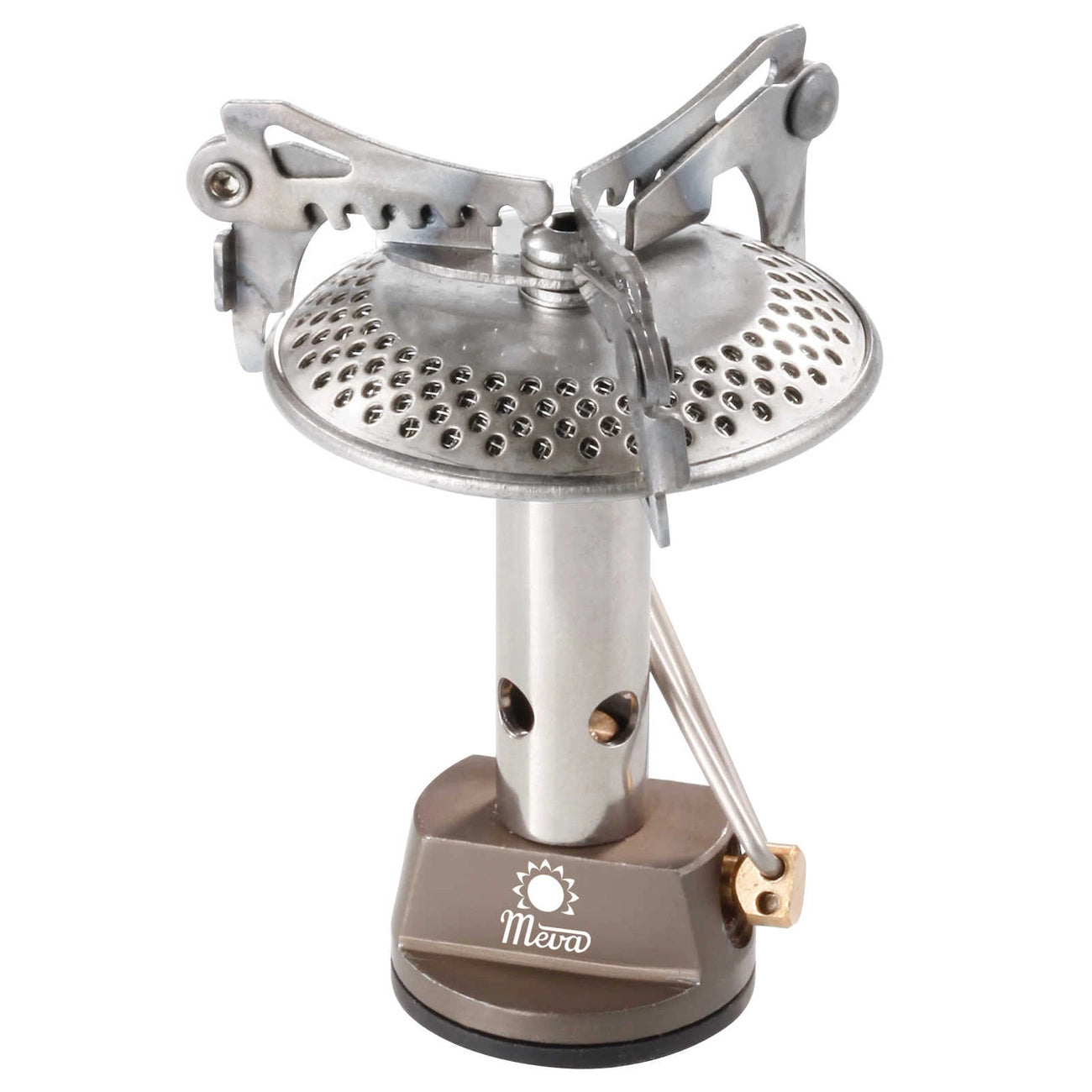 The lightest tourist stove for gas cartridges (valve or thread) HIKER 70gram 2.4kW_2
