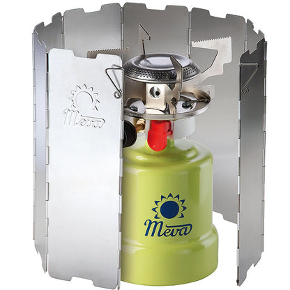 Wind shield for a camping stove burner - silver_0