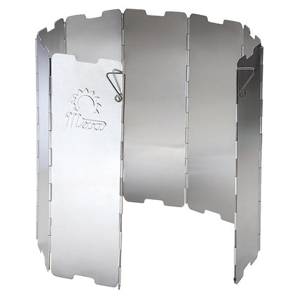 Wind shield for a camping stove burner - silver_1