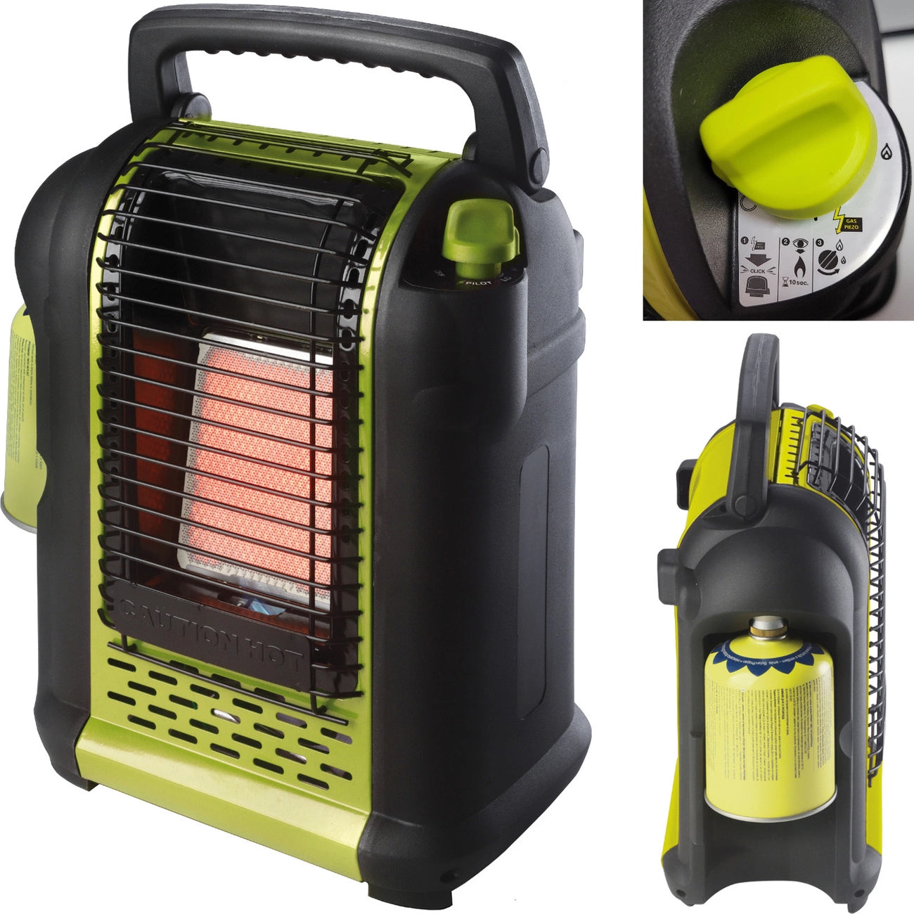 Gas tourist heater for gas cartridges OXYSTOP OLYMP 2kW_0