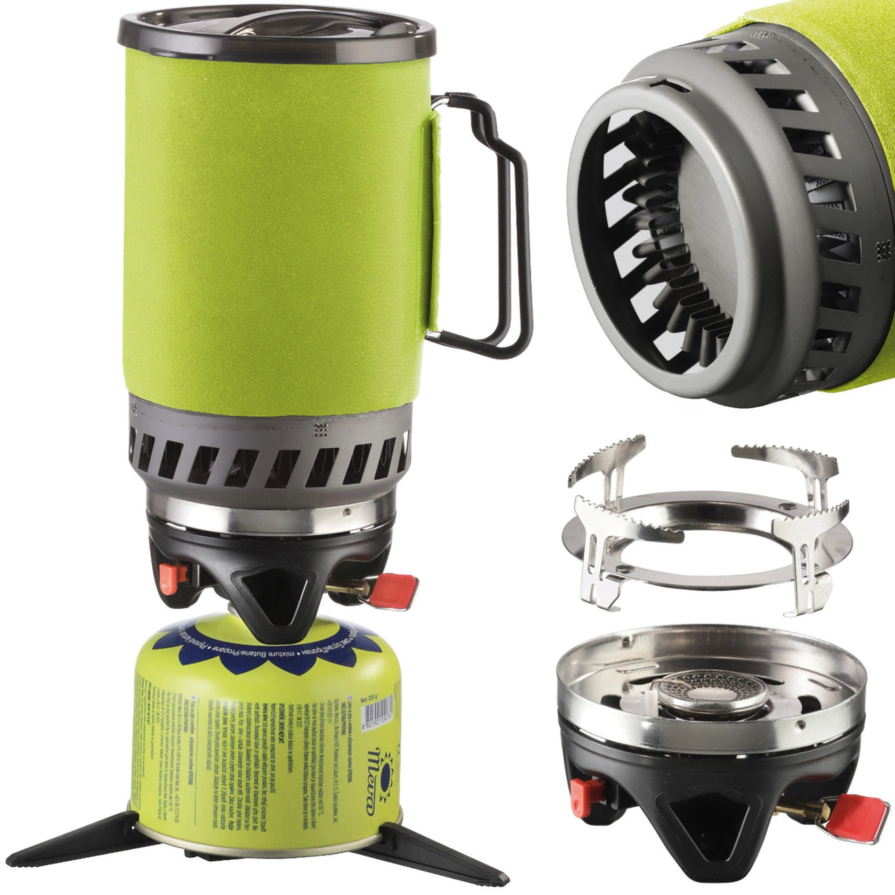 Gas tourist stove for gas cartridges TRIPPER SET_0