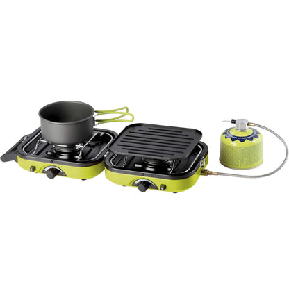 DUAL COMPACT + GRILL double camping stove_1