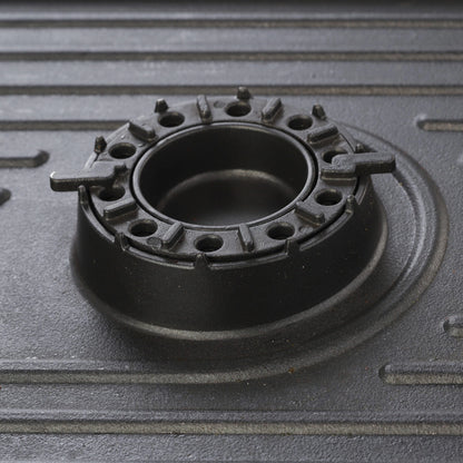 Grill grate for a gas camping stove with a CAST IRON burner function_4