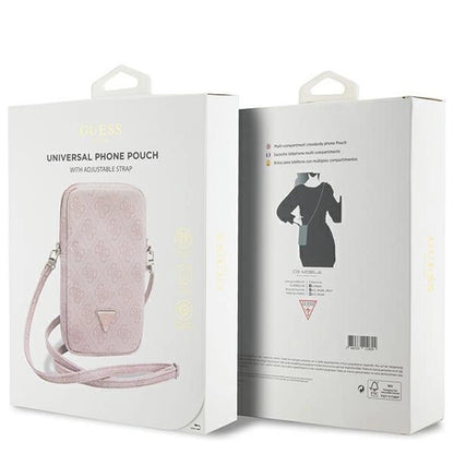 Guess Zip 4G Triangle bag - pink_4