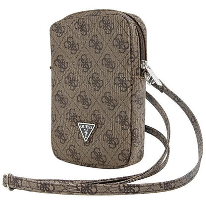 Guess Zip 4G Triangle bag - brown_0