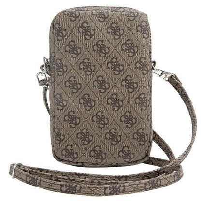 Guess Zip 4G Triangle bag - brown_3