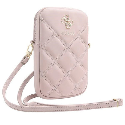 Guess Zip Quilted 4G bag - pink_2