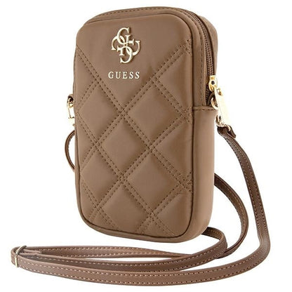 Guess Zip Quilted 4G bag - brown_0