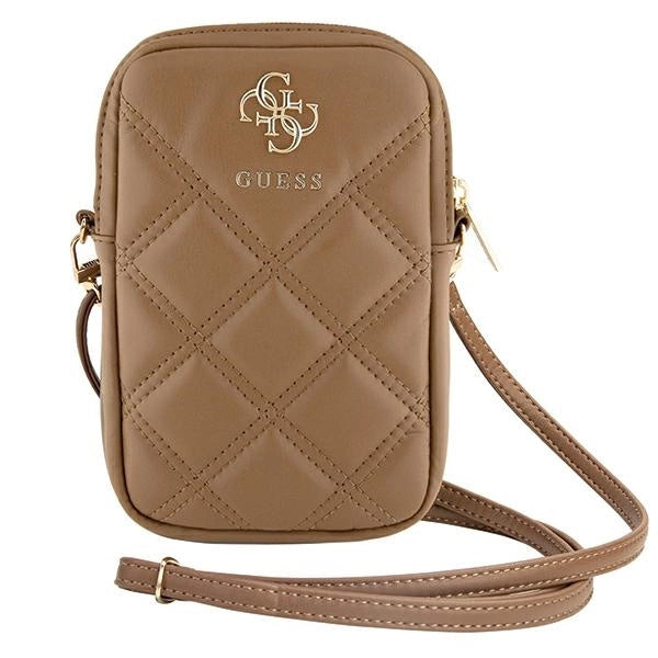 Guess Zip Quilted 4G bag - brown_1