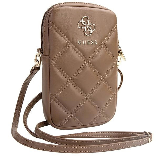 Guess Zip Quilted 4G bag - brown_2