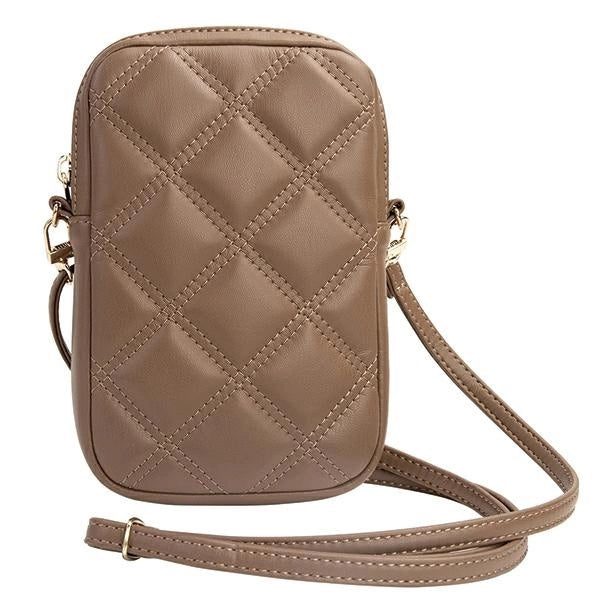 Guess Zip Quilted 4G bag - brown_3