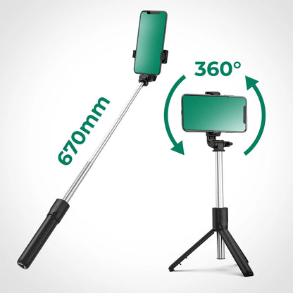 Selfie stick WRY1S telescopic tripod 0.7m for phone - black_8