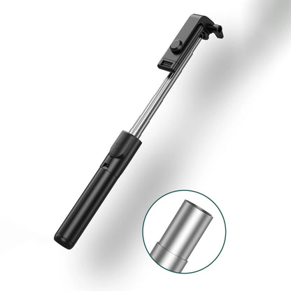 Selfie stick WHS1Y telescopic tripod 1m with phone holder - black_17