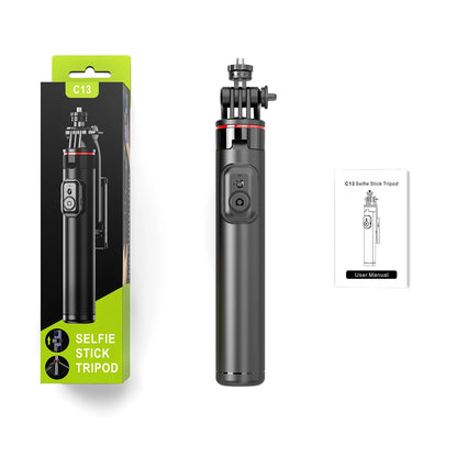 Selfie stick WC1Y3S telescopic tripod 1.3m with phone holder - black_12