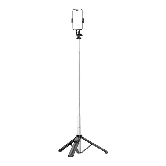 Selfie stick WC1Y3S telescopic tripod 1.3m with phone holder - black_0