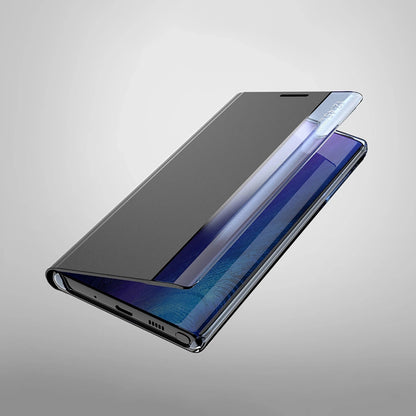New Sleep View Case with flap and stand for Samsung Galaxy A55 - blue_6
