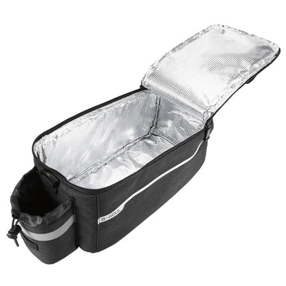 WYA26Y0S Thermal Bike Pannier Bag with Shoulder Strap - Black_3