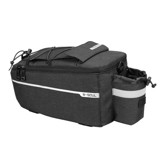WYA26Y0S Thermal Bike Pannier Bag with Shoulder Strap - Black_0