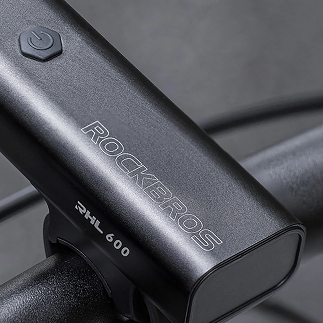 Rockbros RHL600 front bicycle light 600lm 2600mAh IPX6 - black_2